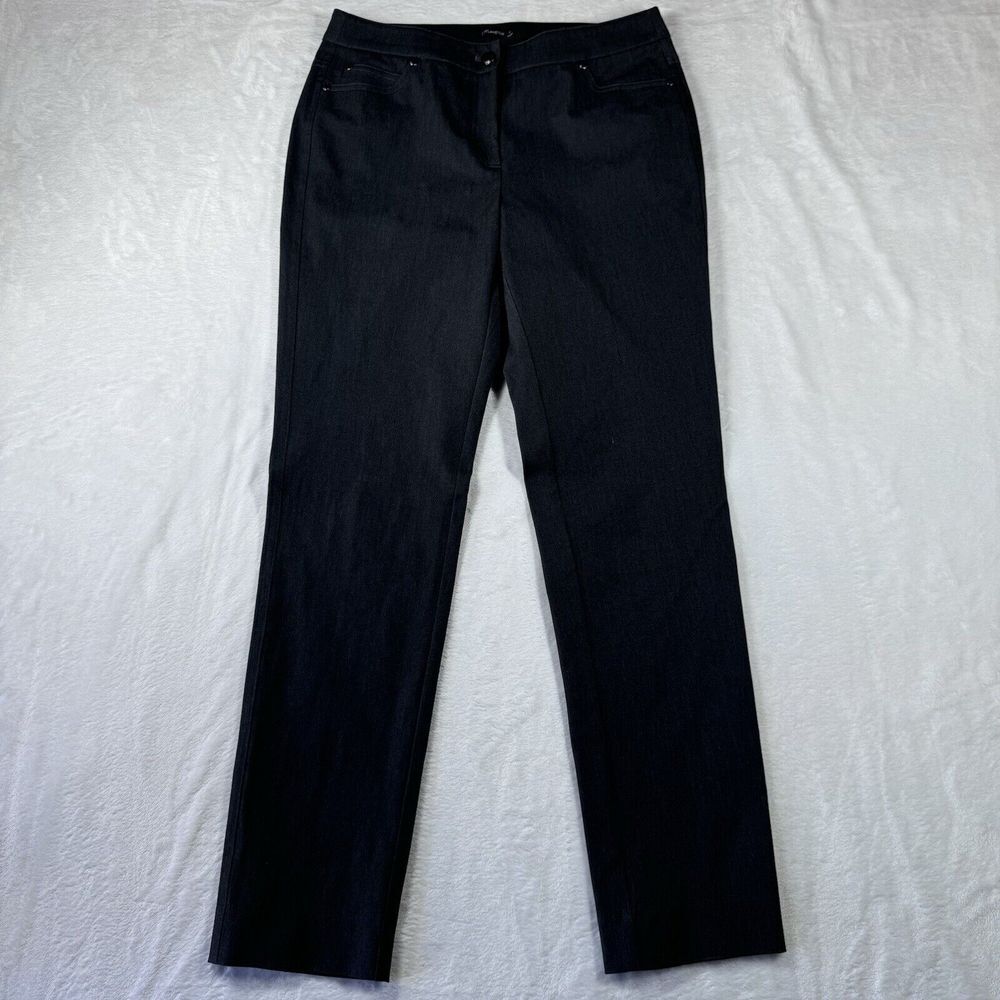 J. McLaughlin Pants Womans 6 Charcoal Skinny‎ Straight Stretch 30x29